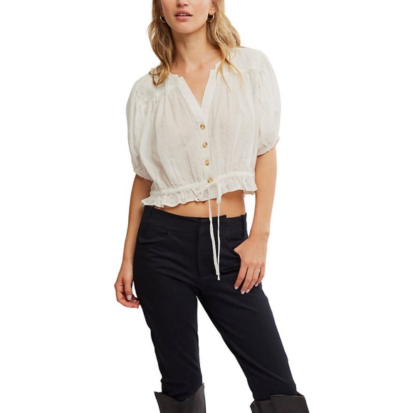 Free People Little Cloud Shirt XL Style#: OB2123540 - Picture 4 of 7